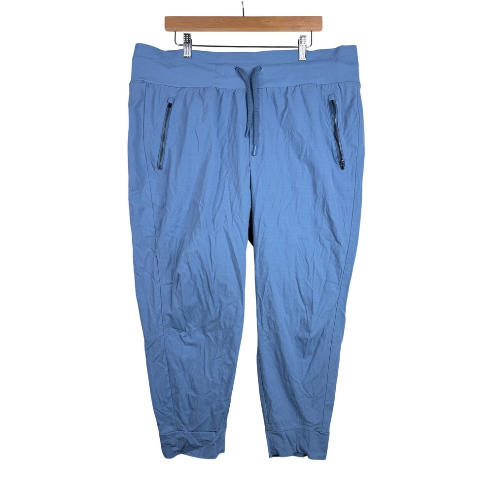 Athleta Womens Trekkie North Jogger PANTS Cottage Blue Plus Size 18 Hiking